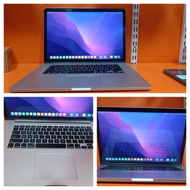 MacBook A1398
Intel i7
16 GB RAM
HDD 512 GB Flash
1.5 GB Graphics 
15' Retina Display 
Rs 55000