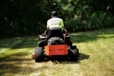 mowing