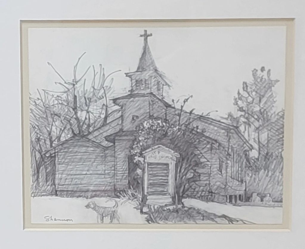 Church, Apt. 1970's, Pencil