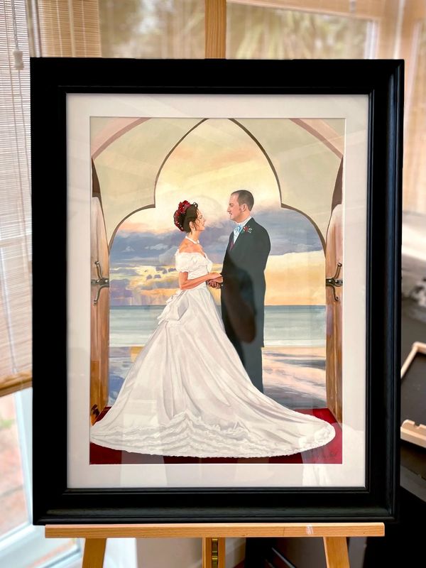 professional frame framing service artwork art painting paintings glass wooden mount gallery