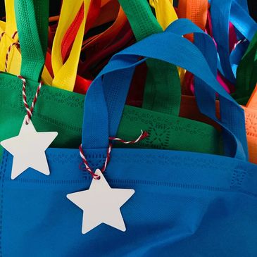 autistic resources colourful bags presents schools  services share knowledge autistic sensory stars