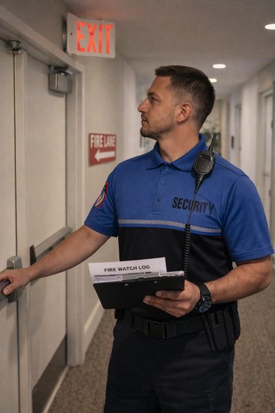 Emergency Fire Watch coverage at commercial property