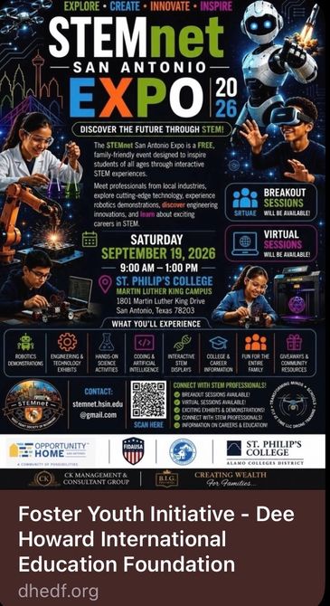 STEMnet San Antonio Expo 2026 featuring robotics and STEM activities.