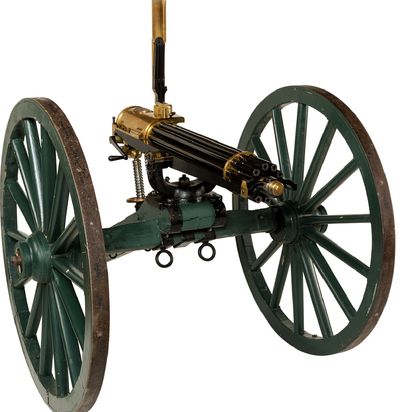 Anderson Guncraft-built Model 1874 Gatling gun serial number 011.