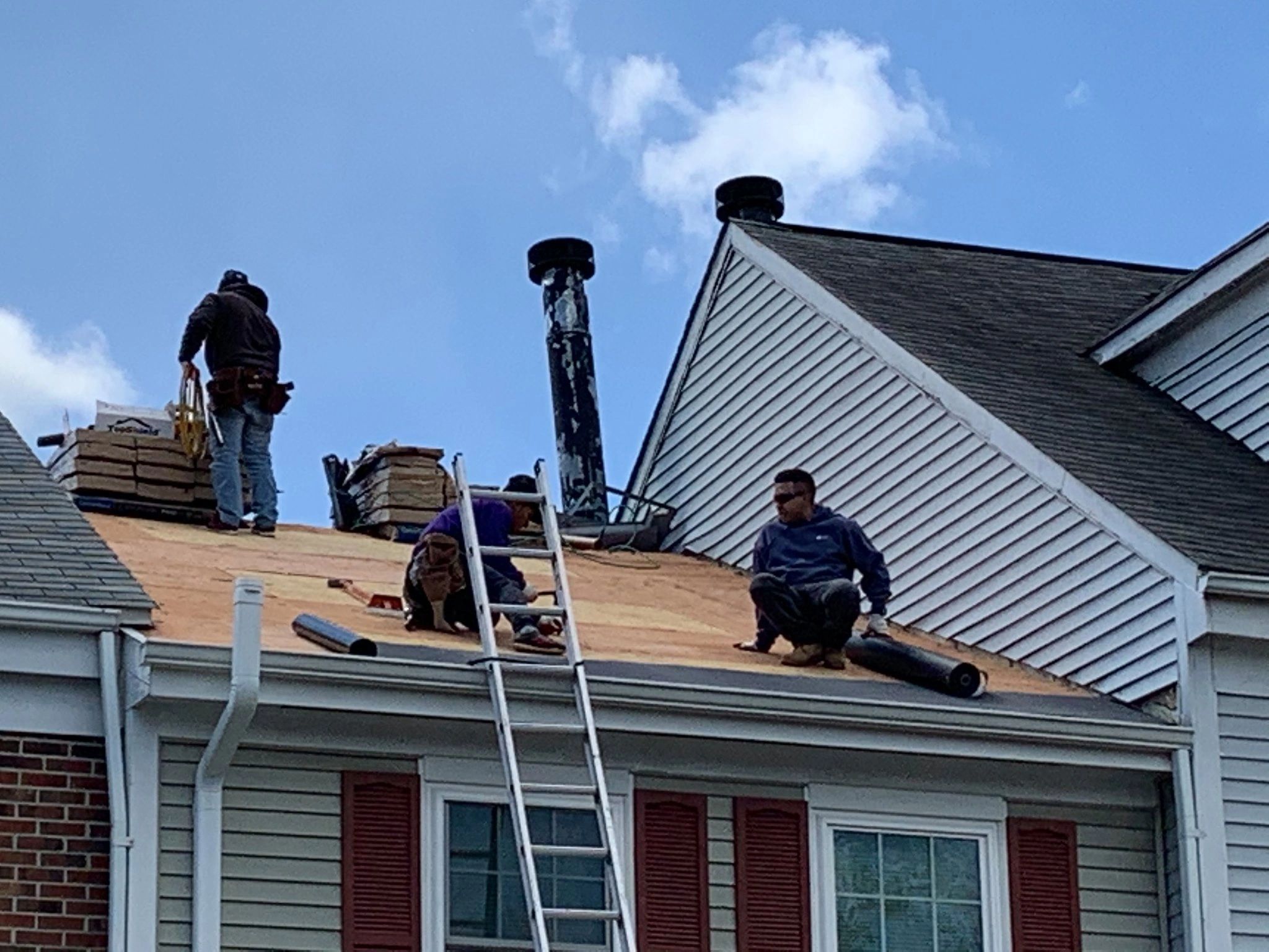 Roofing Inspection before full replacement.