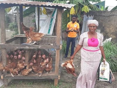 The Widows Empowerment Initiative offering their Empowerment Service to a widow.