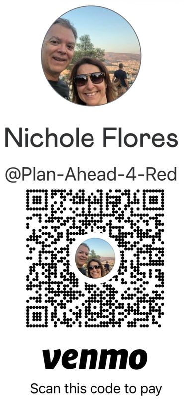Venmo payment QR code for Nichole Flores with profile picture.