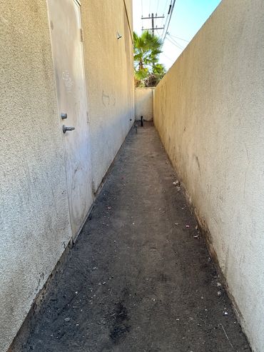 After the property clean up.