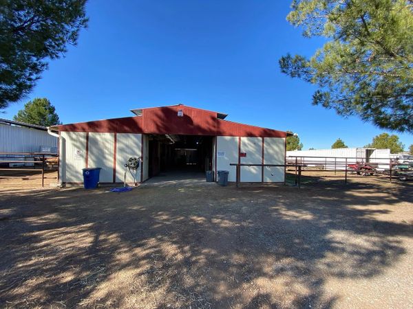 Indoor Barn with outdoor runs