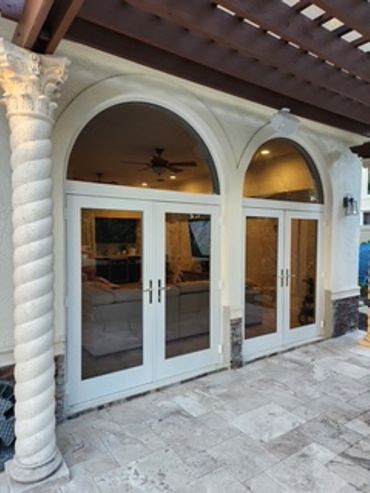 French door side sliders