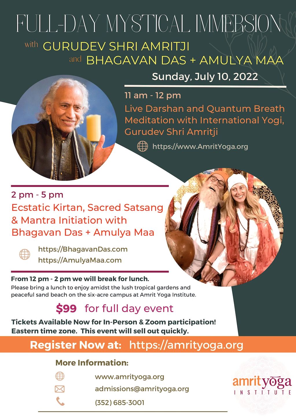 Amrit-Desai, Bhagavan-Das, Amulya-Maa, Bhagavan-Das-Events, Satsang, Kirtan, Bhakti, Yoga-Events, Om