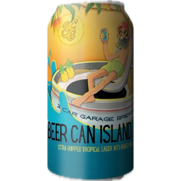 Beer Can Island Beer at 3 Car Garage Brewery
