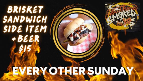 Brisket Sundays at 3 Car Garage