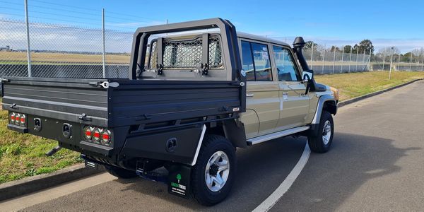 GVM / GCM UPGRADE LANDCRUISER 79 SERIES 4200KG GVM / 7400KG GCM #GREENTREES #LOVELLS