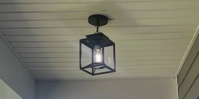 Exterior Light Fixture Installation