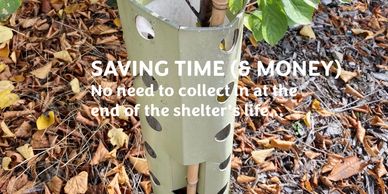 Biodegradable - there's no need to collect in our eco tree-shelters, saving you time and money
