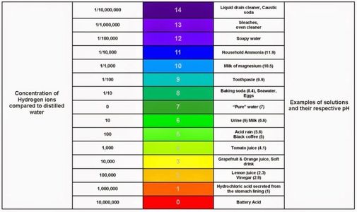 pH chart. Understanding your spa water leads to good spa management