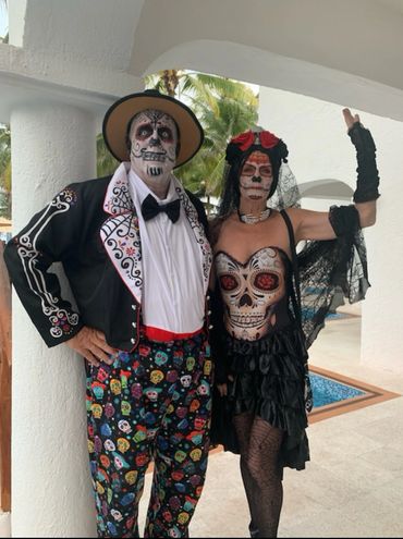 Also known as 'Day of the Dead' a couple days after halloween every year we dress up for the local c