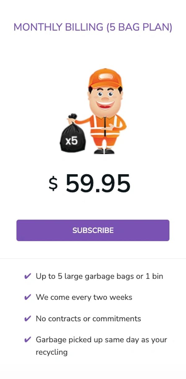 Private garbage pickup in toronto
