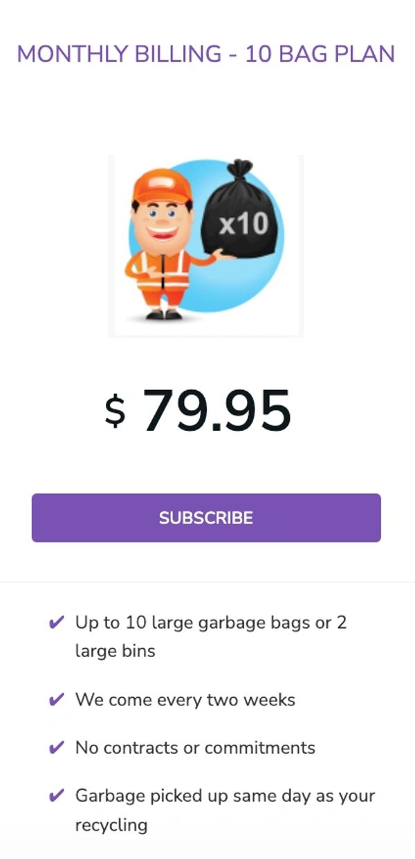 Private garbage pickup in toronto