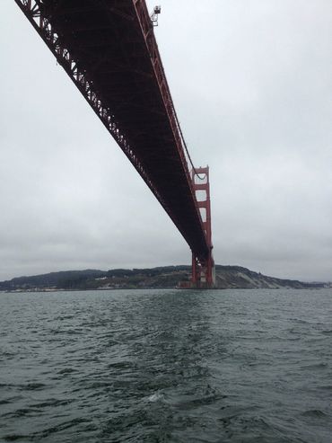 Under the Golden Gate Bridge