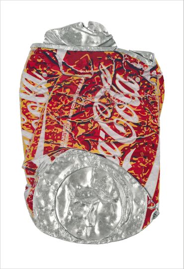 flat coke yellow red