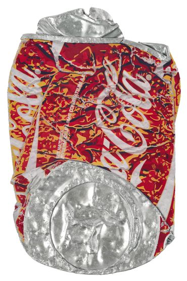 flat coke yellow red