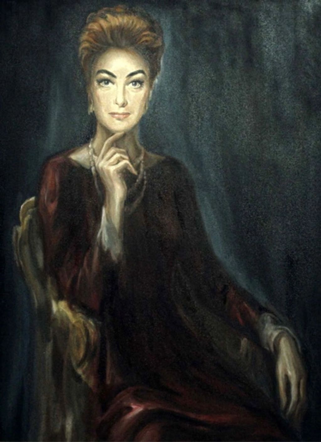 The most recent auction of Jaroslav Gebr's work was of Joan Crawford's painting used in Night Galler