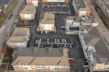 Aerial photography of Commercial Real Estate in Indianapolis, Indiana