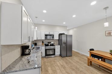 Interior picture taken by HP Media of the kitchen of an Air B&B rental property in Indianapolis.