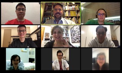 Online Council Meeting of LMCHK doctors via Zoom.