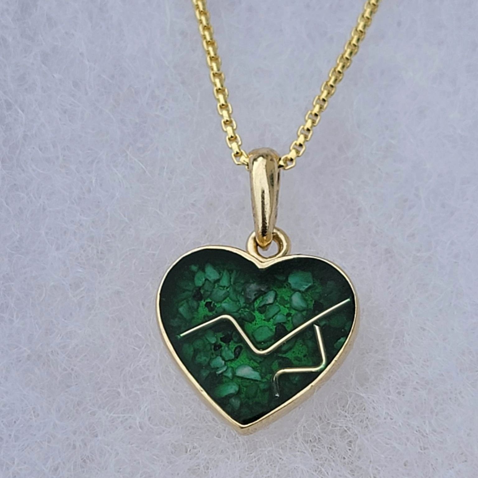 Beauty From Ashes Cremation Jewelry Kintsugi Heart