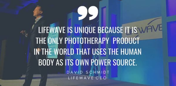 LifeWave CEO highlights LifeWave's unique phototherapy using the human body as power.