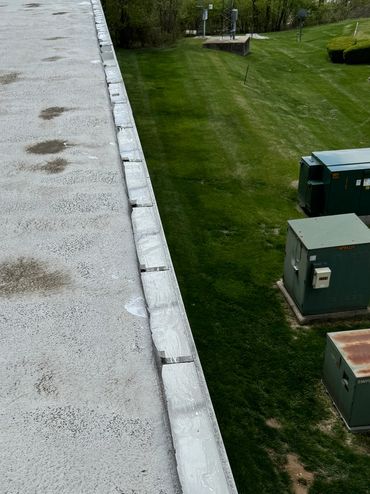 Rusted And Failing Gutter Restored