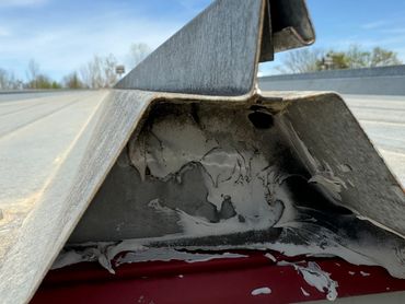 Incorrectly Crimped Seam On Standing Seam Metal