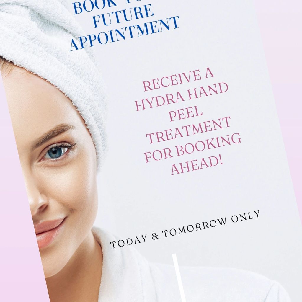 Book a HydraFacial Treatment.