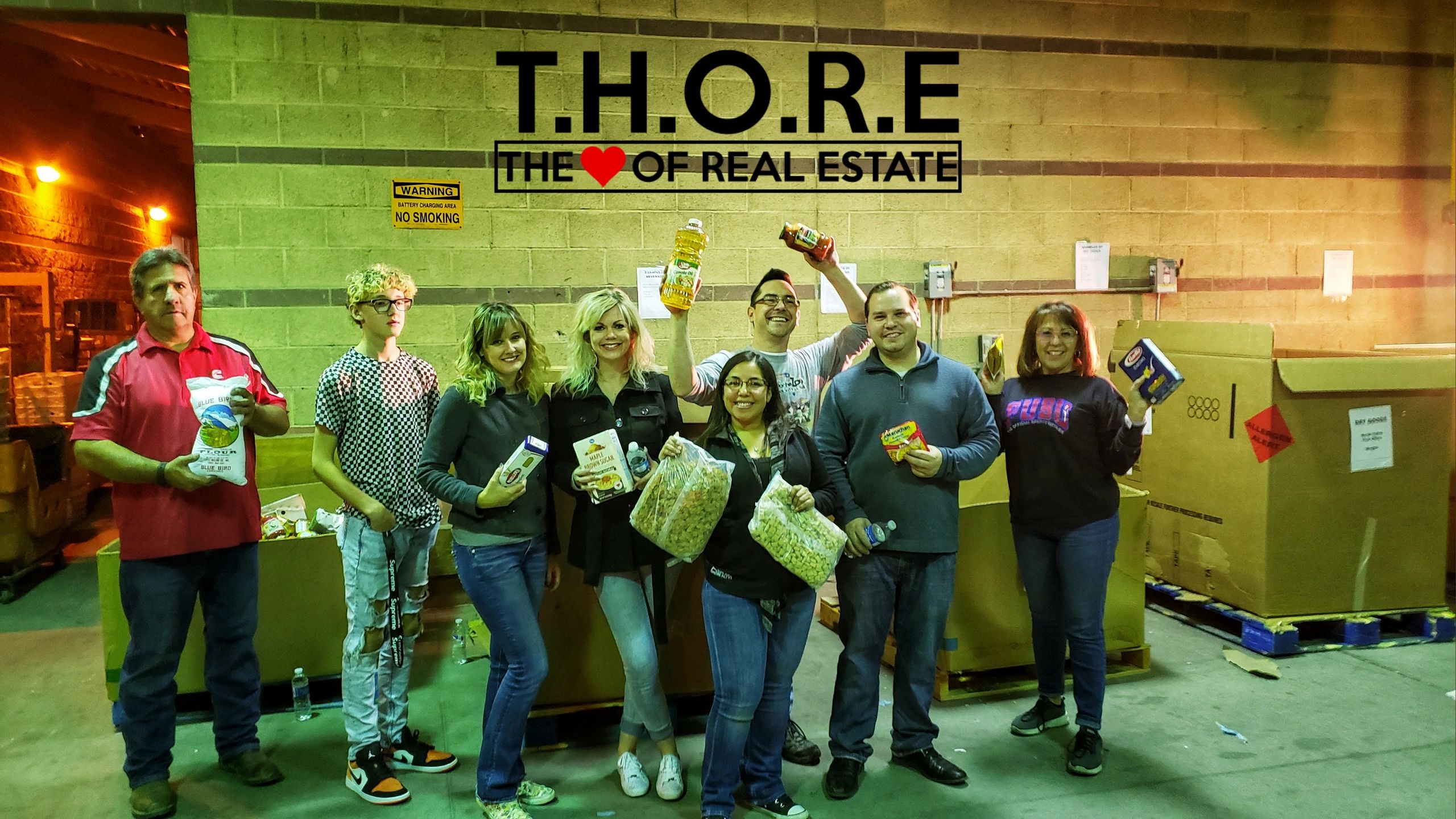 Team T.H.O.R.E coming together to help our community. Volunteering, Making a difference. 