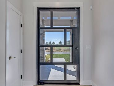 A modern style pivot door