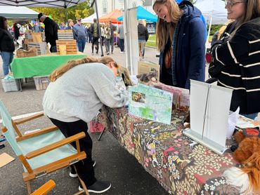 Amelie Delights Customers at Farmer's Market!