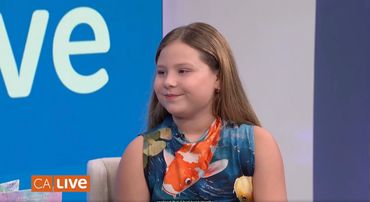 California LIVE features 11-year-old author & philanthropist Amelie to open Cool Kids segment!