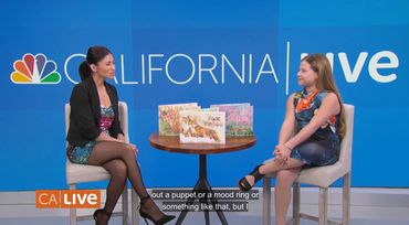Amelie Anastasia talking Wildlife Conservation and Being a Child Author on California Live!