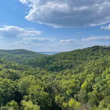 Ozark mountain view
