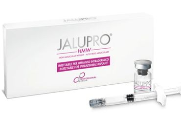 Jalupro HMW injectable for intradermal implant in professional skincare.