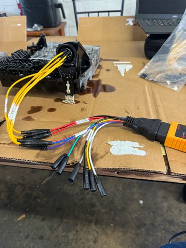 BMW transmission valve body cloning bench programming