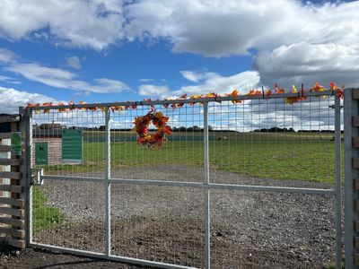 Secure gates at cundall dog park
