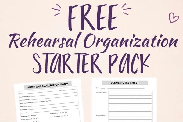 Free rehearsal organization starter pack with evaluation forms.