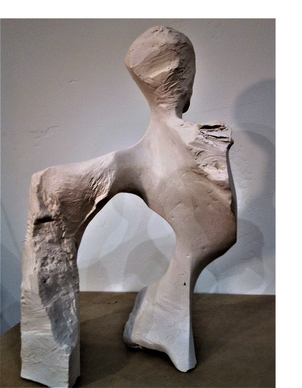 abstract clay sculpture by Dania Brett