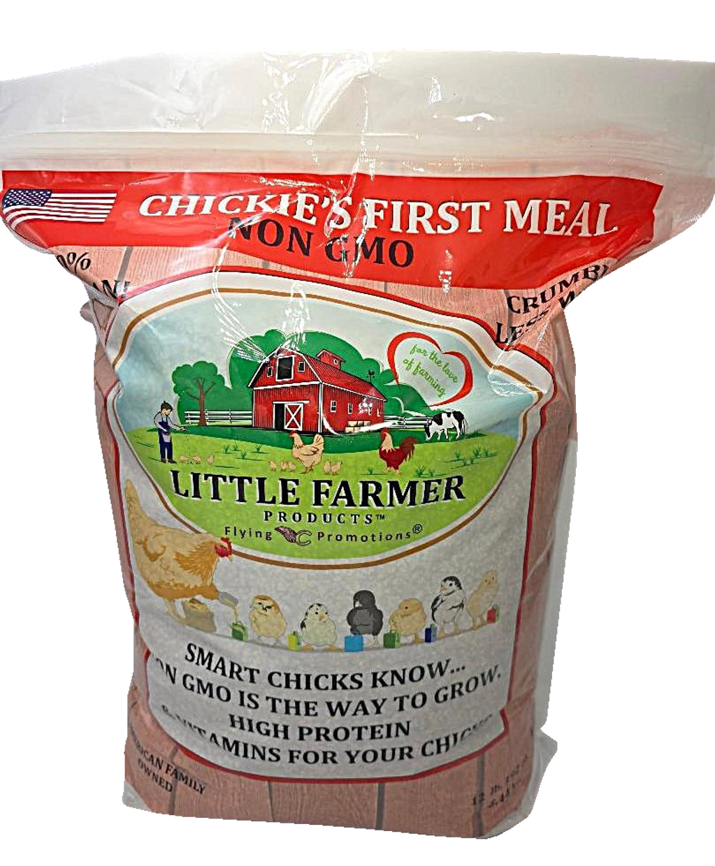 Smart chicks know non gmo is the way to grow. Our non gmo chick starter crumble also means no waste.