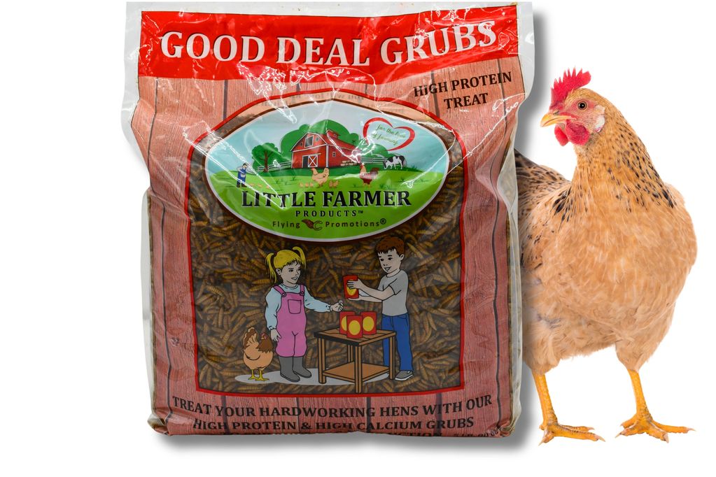 Good Deal Grubs a high protein, high calcium, affordable chicken treat!