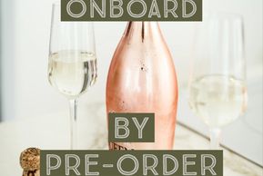 Champagne bottle & glass